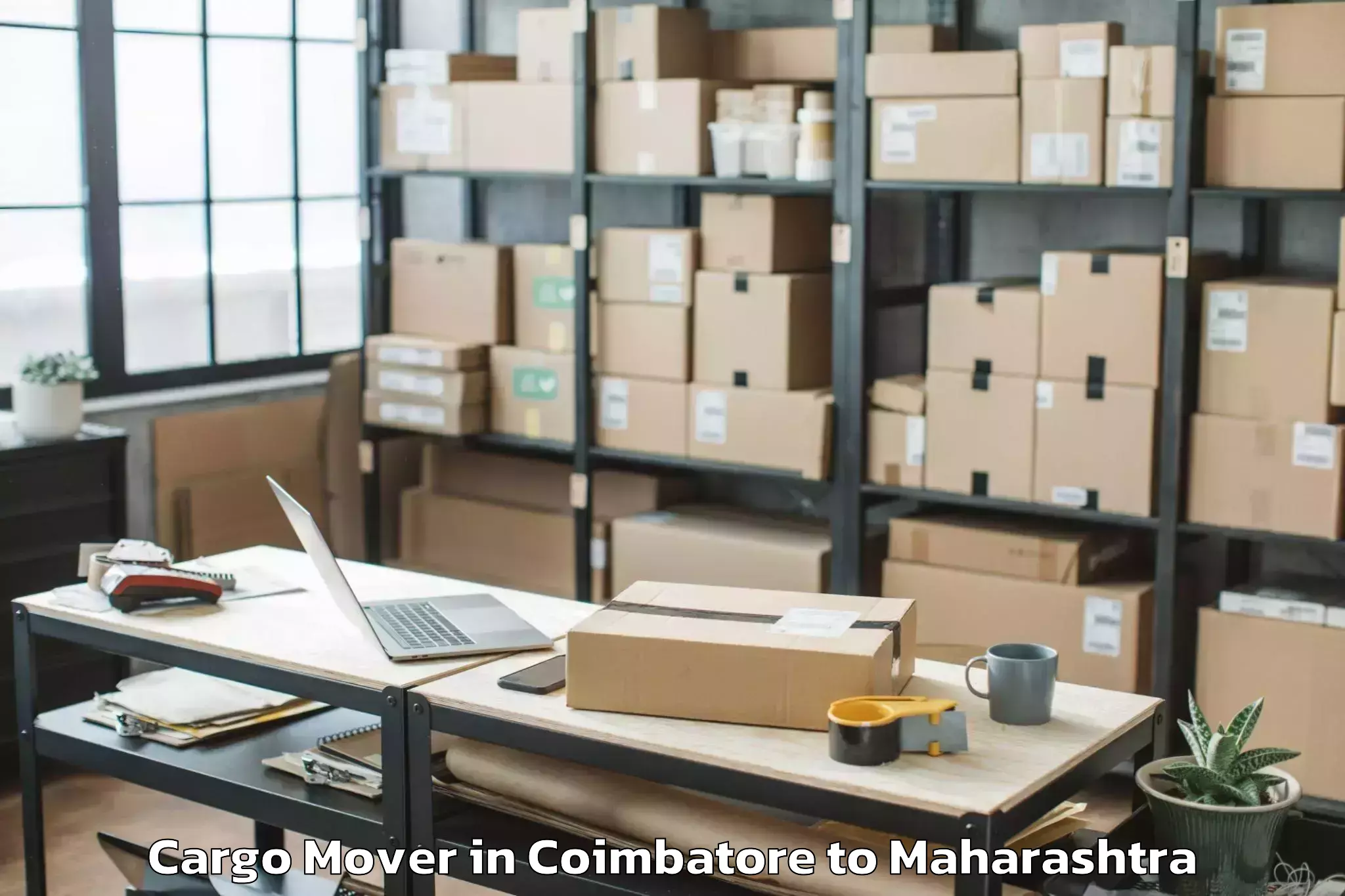 Book Coimbatore to Gondwana University Gadchiroli Cargo Mover Online